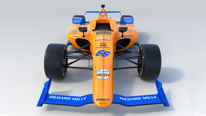 Illustration for article titled Here's the Orange McLaren Fernando Alonso Will Take to the Indianapolis 500 This Year